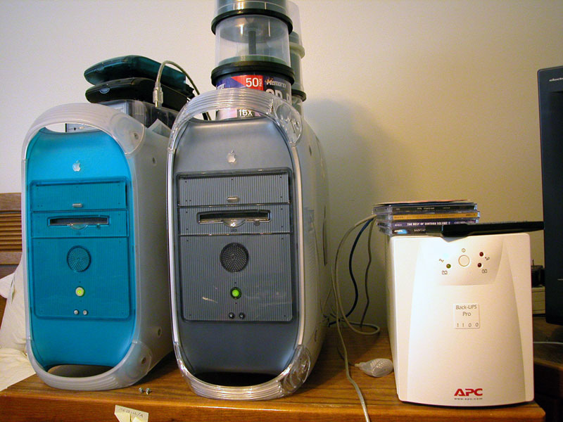 My main work stations, G3 & G4