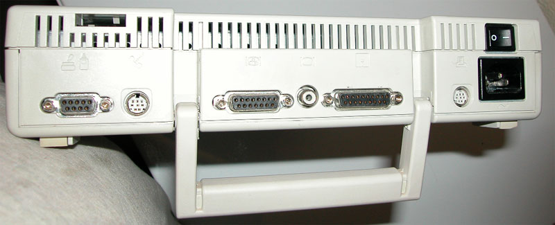 apple IIc Plus Back